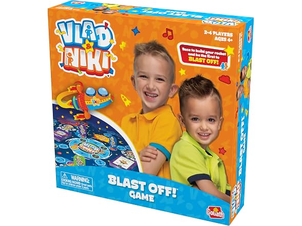 Goliath Vlad & Niki Blast Off! Game
