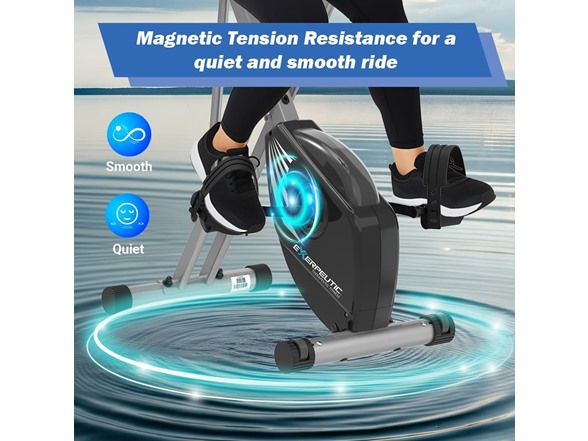 Exerpeutic Exercise Bike w/ Bluetooth