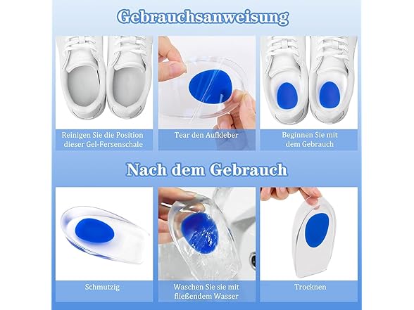 Fallmist Gel Heel Cup for Plantar
