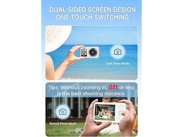 4K 64MP UHD Dual Screens Camera