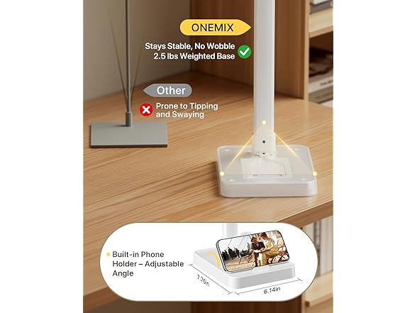 ONEMIX 42" LED Desk Lamp
