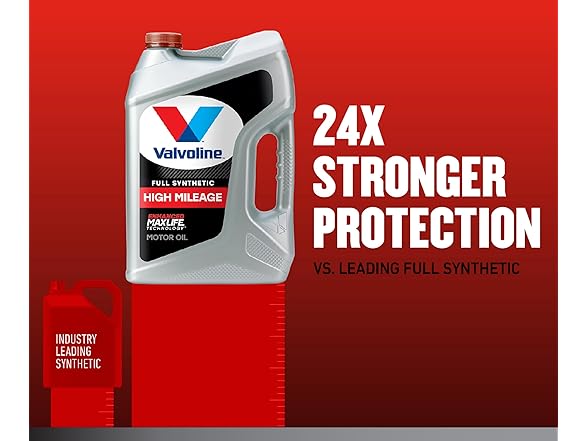 Valvoline Full Synthetic High Mileage Motor Oil 5 QT