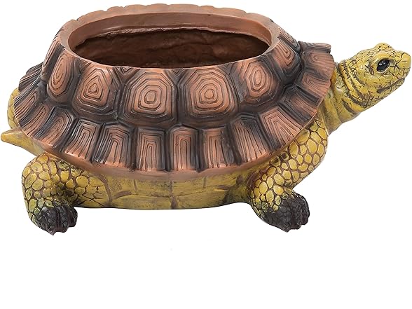 Sunnydaze Decor FC-747 Teddy the The Turtle 11" Planter