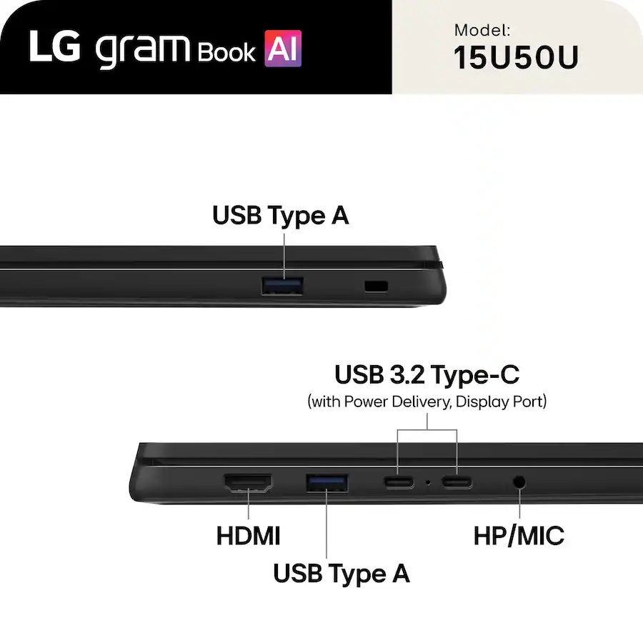 LG Gram 15" Touch Ultra 5 115U 512GB Laptop - Gallery 12