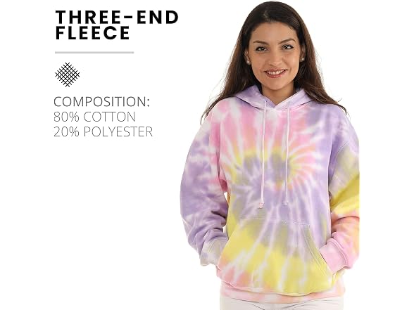 Pure Essence (XL) Tie Long Sleeve Pullover Hoodie