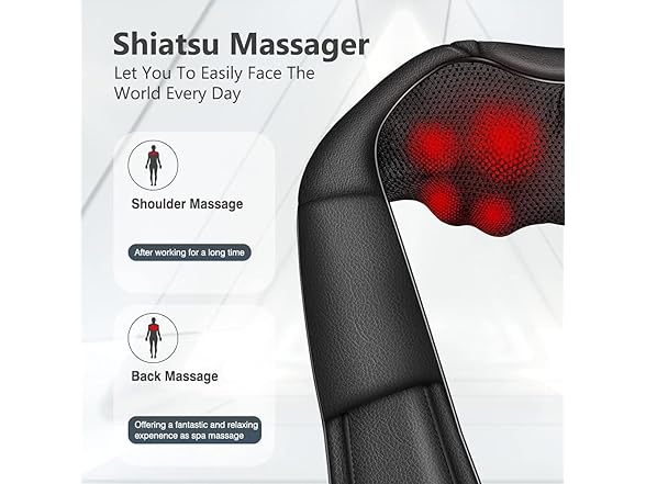 Shiatsu Neck Massager with Heat