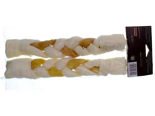Hartz 10" Pig Skin & Rawhide Chews 4Pk
