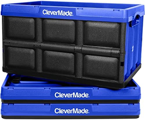 CleverMade 8031844-7033PK Collapsible Storage Bin - 62L 