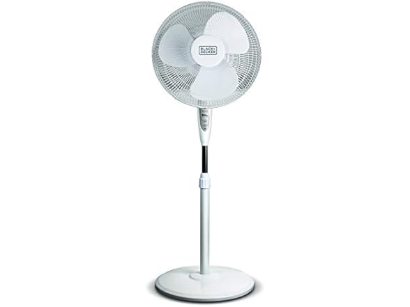 BLACK+DECKER 16" Stand Fan with Pedestal
