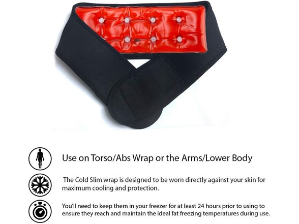 IGIA Cold Shaper Belt Targeted Fat Freeze Cryopack Gel with Neoprene Belt