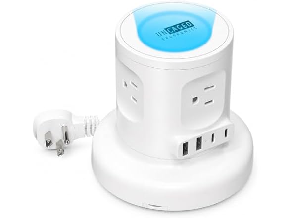 Wireless Retractable Power Strip Surge Protector