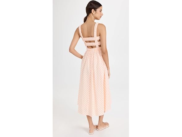 English Factory Women (XS) Smocked Midi Dress