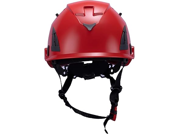 AeroPro Red Safety Helmet ANSI/ISEA