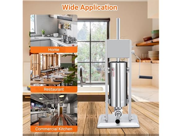 Sausage Stuffer, Manual 22LBS/10L Sausage Maker Machine