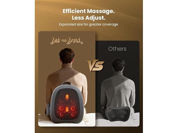 BOB AND BRAD Back Massager for Pain, Gre