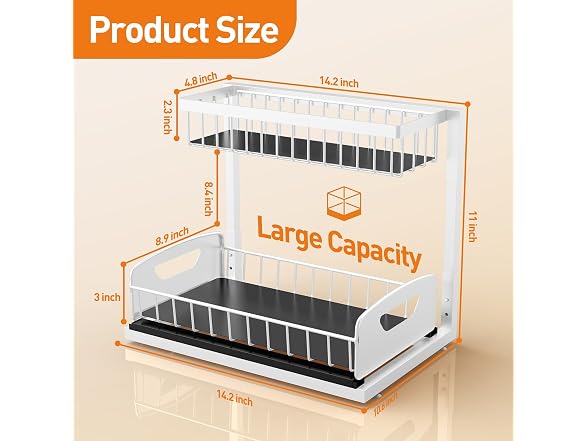 AIDIAM Under Kitchen Sink Organizer