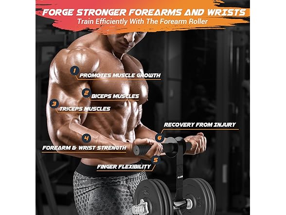Wrist Roller Forearm Exerciser