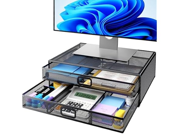 HUANUO 2 Tier Monitor Stand