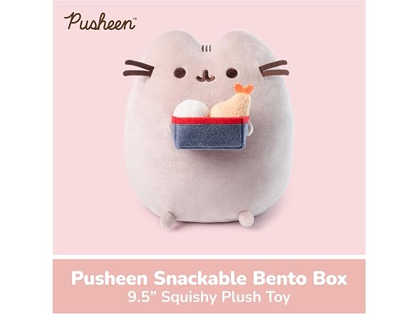 GUND Pusheen Bento Box Snackable Plush
