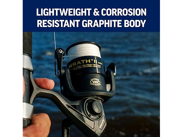 PENN 7' Wrath II Fishing Rod Spinning Reel ML