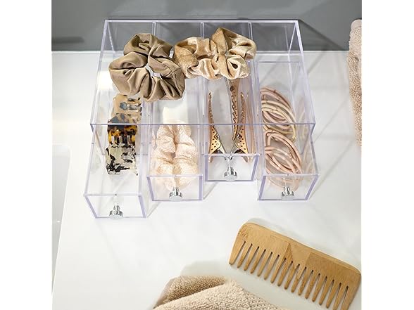 iDesign 4-Drawer Organizer, Clear