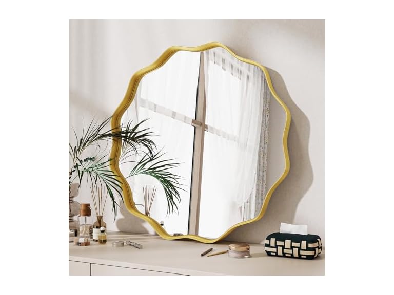 VETROVUE Round Wavy Mirror