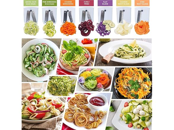 Spiralizer 7-Blade Vegetable Slicer