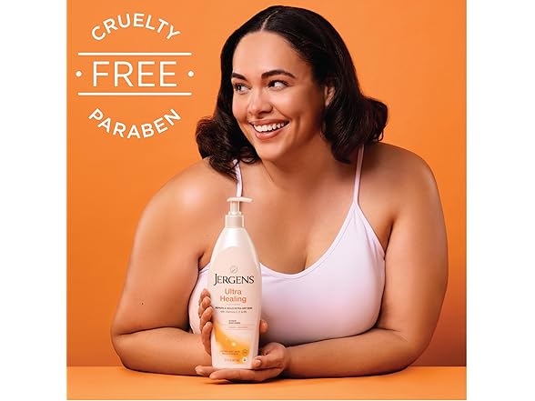 Jergens Ultra Healing Dry Skin Moisturizer, White 21 Fl Oz