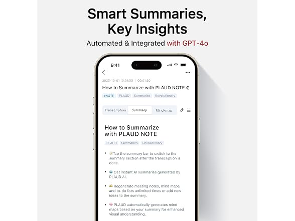PLAUD Note AI Voice Recorder, App