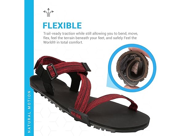 Xero Shoes Z-Trail EV Sandals Red 15