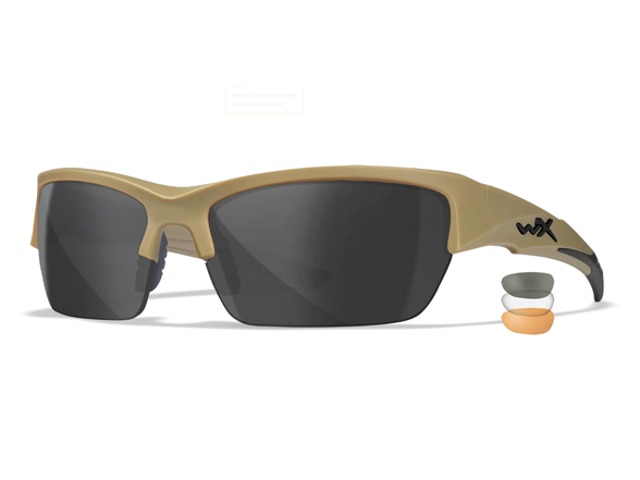 Matte Tan Frame with Smoke Grey / Clear / Light Rust Lenses