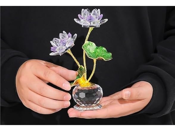 Taozhiyuan Pink Crystal Lotus Flower