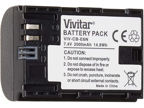 Vivitar VIV-CB-E6 - Battery for Canon LP-E6