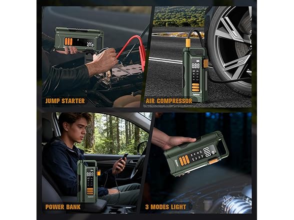 fejidaw Car Jump Starter Power Pack - Gallery 8