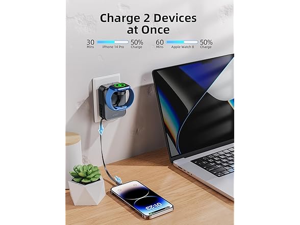AFLYDOG 2 in 1 Wall Charger