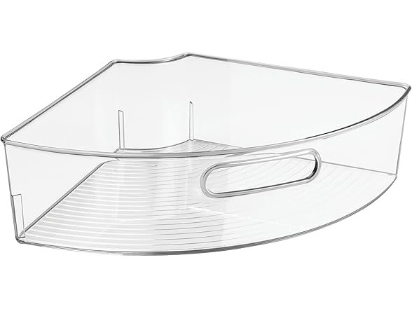 iDesign Lazy Susan 1/4 Wedge Organizer Bin