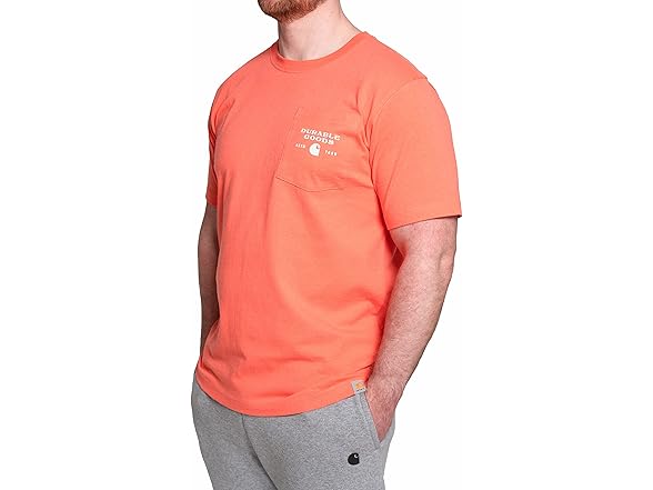 Carhartt Logo Tee (XLT) Coral