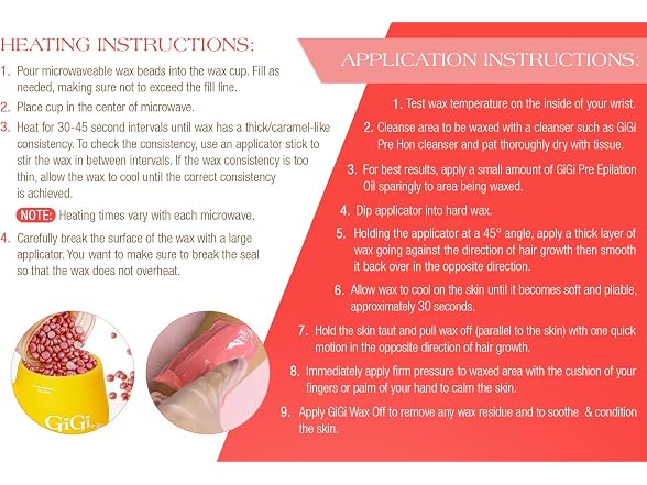 GiGi Strawberry Microwave Hard Wax Kit 8 oz