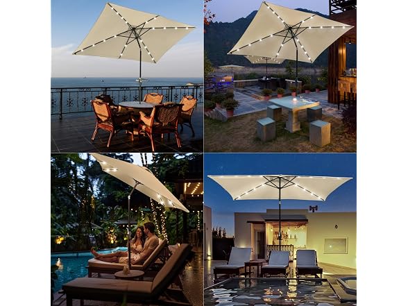 Yescom 10x6.5FT Rectangle Outdoor Solar Yard