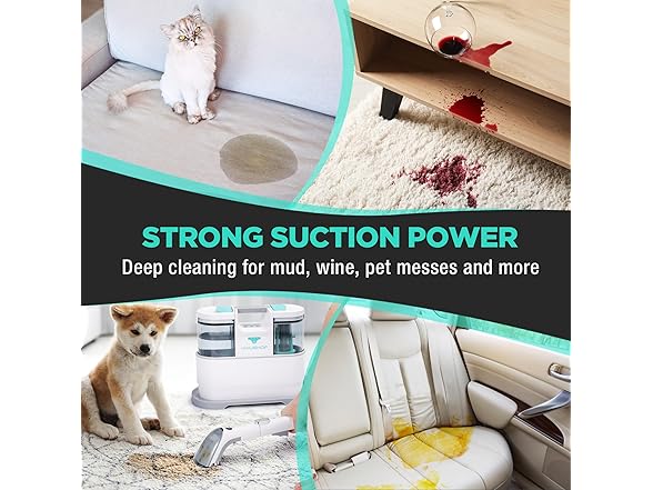 HAUSHOF Cordless Carpet Cleaner