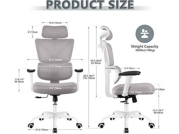 Winrise W0893 999 Office Chair Gray