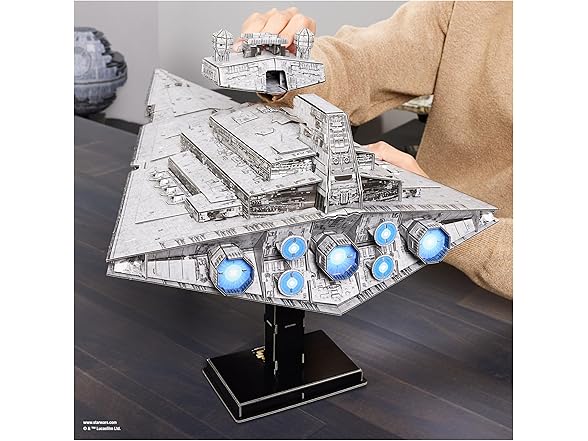 4D Build, Star Wars Deluxe Imperial Star Destroyer 3D Model Kit