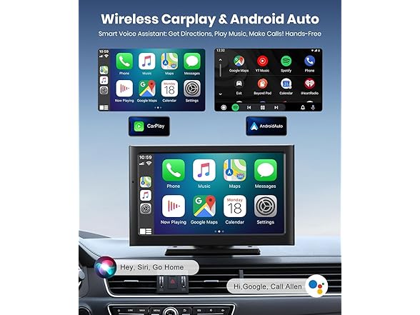 7" HD Wireless Car Play Touch Screen