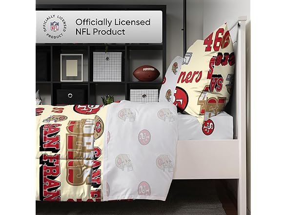 SAN FRANCISCO 49ERS Retro Bed in a Bag Full Set