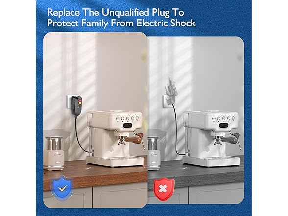 2 Pack GFCI Plug Adapter Replacement