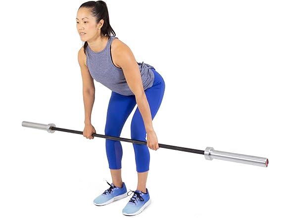 ProsourceFit Olympic Barbell Multipurpose Weight Lifting Bar