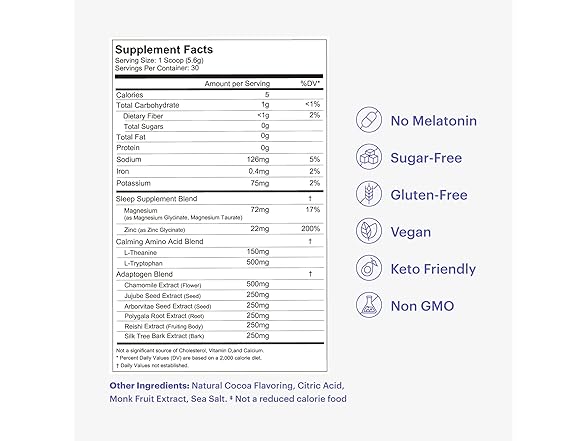 MoonBrew Magnesium Cocoa, 30srv