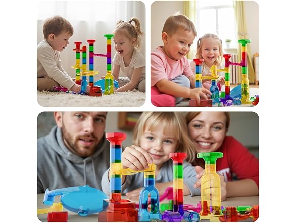 MaxTronic 109pc Marble Run Kit STEM Kids