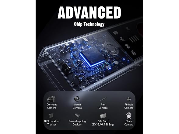 Hidden Camera Detector 6-in-1 Multi Purpose