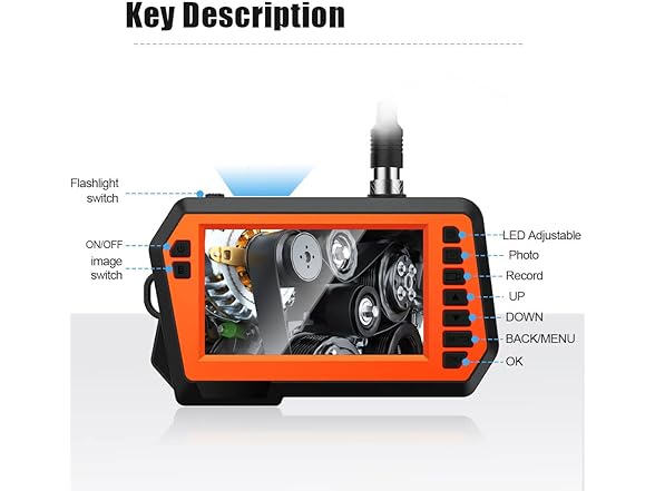 ESANHAO Borescope Endoscope Camera
